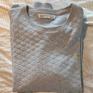Noloberies & Noloberies Gray Crewneck Sweater for Men